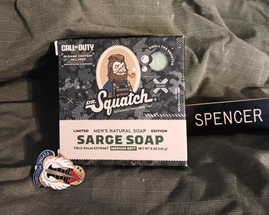 Dr Squatch Sarge Soap