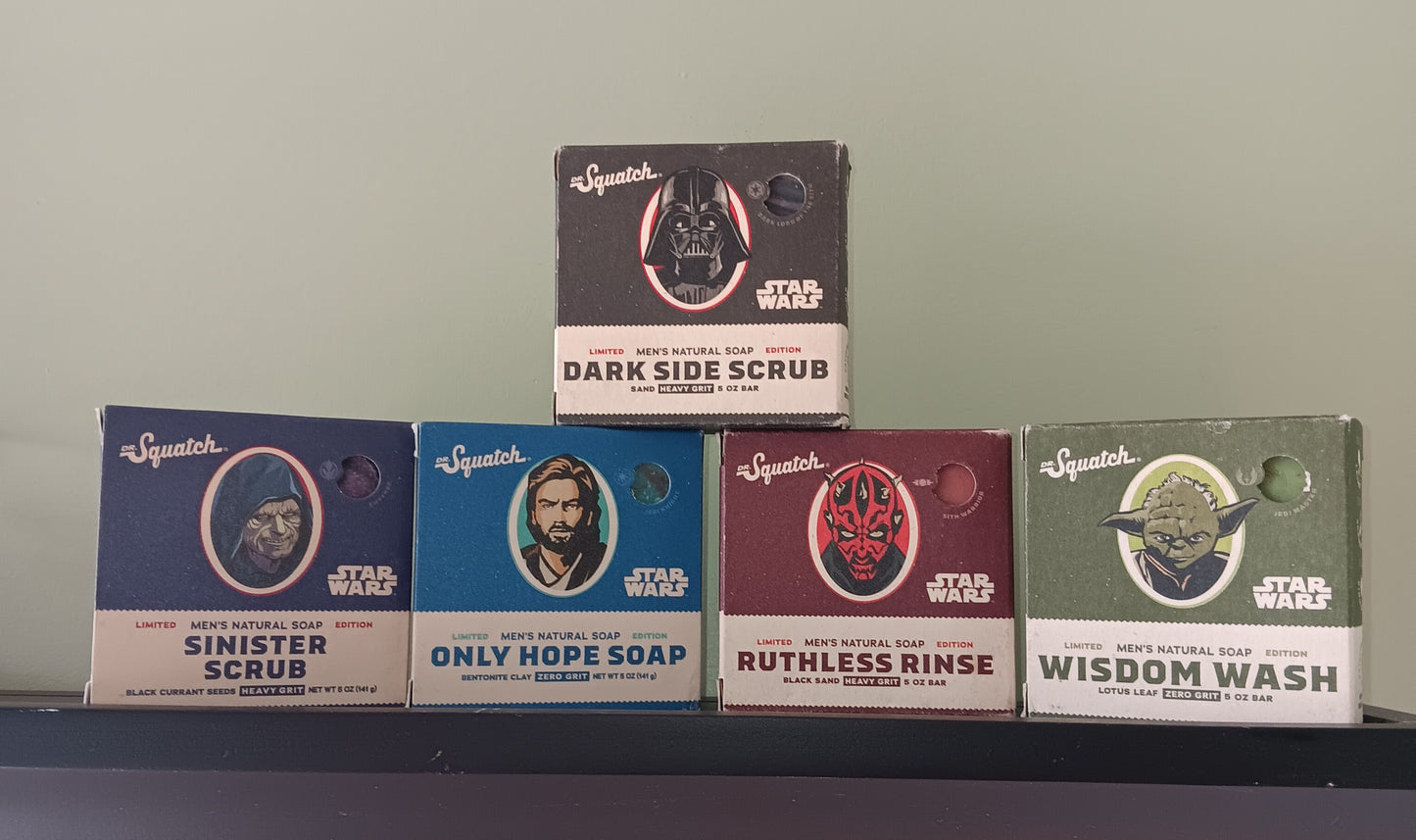 Dr Squatch Star Wars Soap Limied Edition Collection