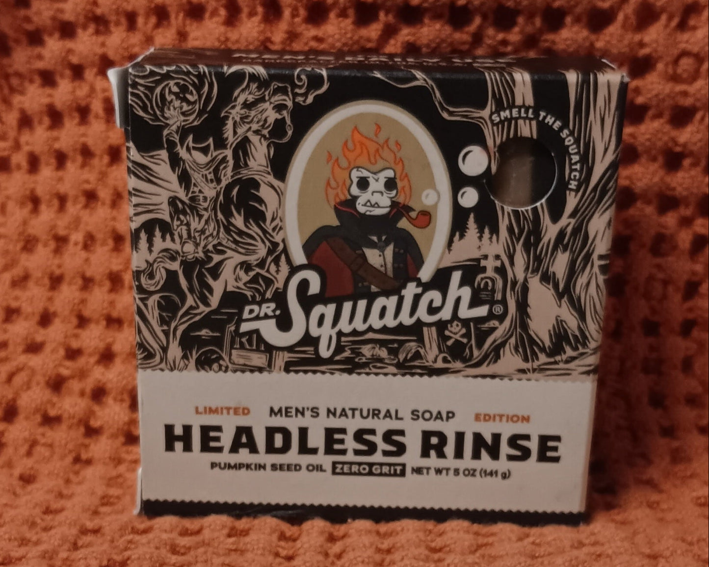Dr Squatch Headless Rinse pumkin seed oil mens natural soap